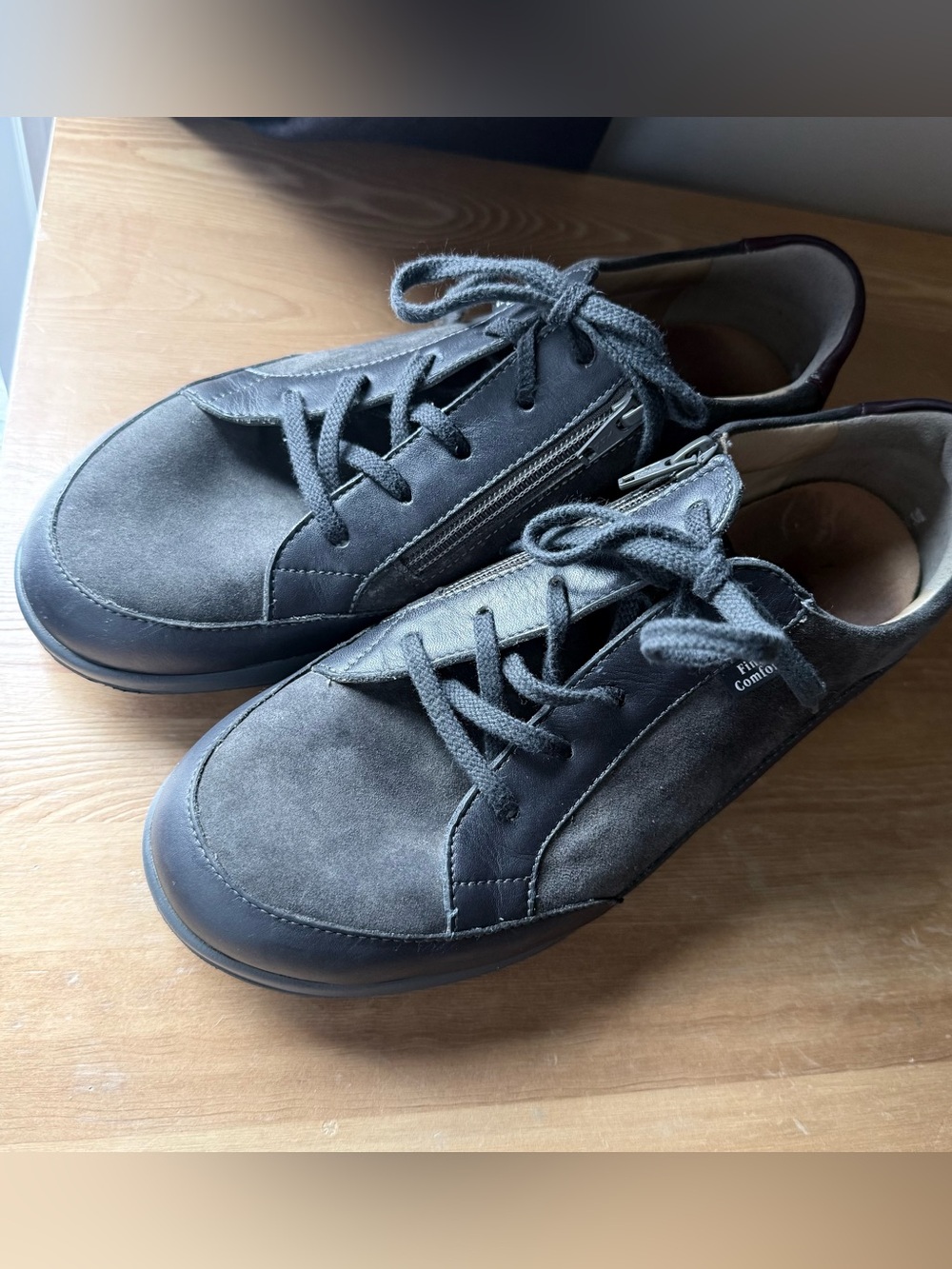 Finn Comfort Prato Super Soft Sneaker Shoes in Brown Suede Size 7 UK 9.5 US